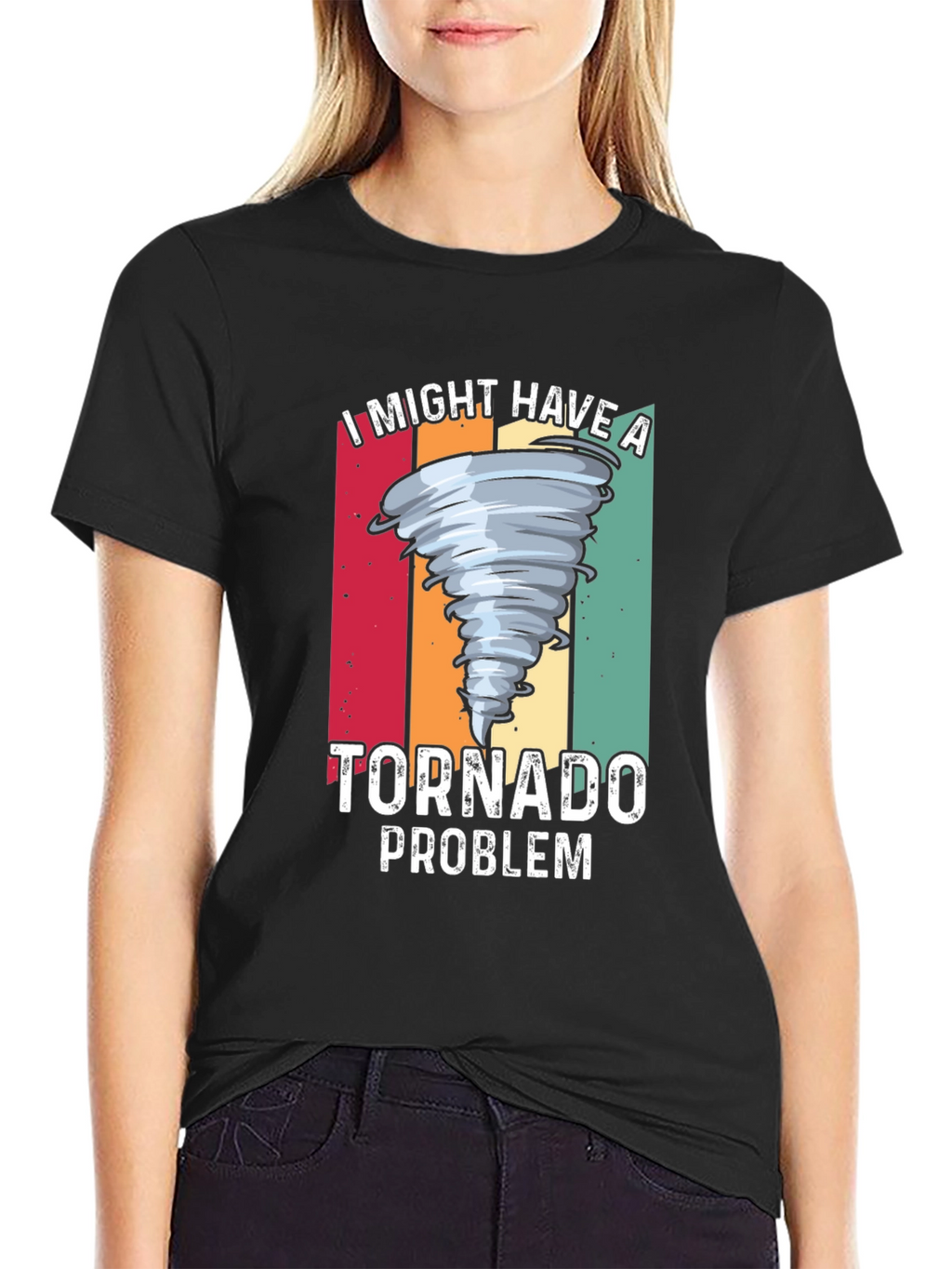 I Might Have a Tornado Problem Graphic T-Shirt