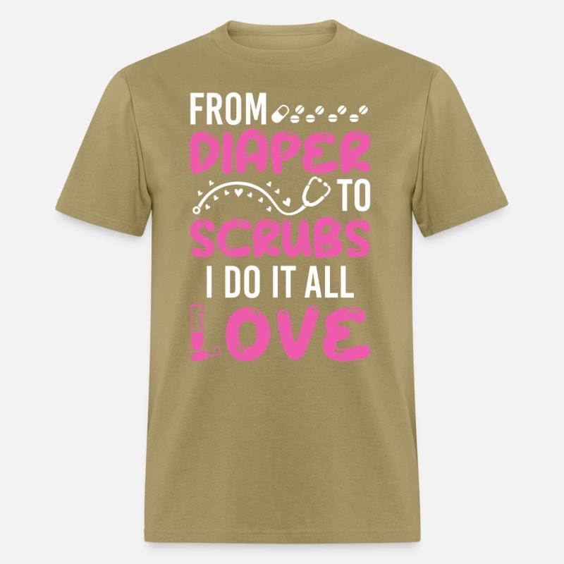 From Diaper To Scrubs Nurse Mom Funny Mothers Day