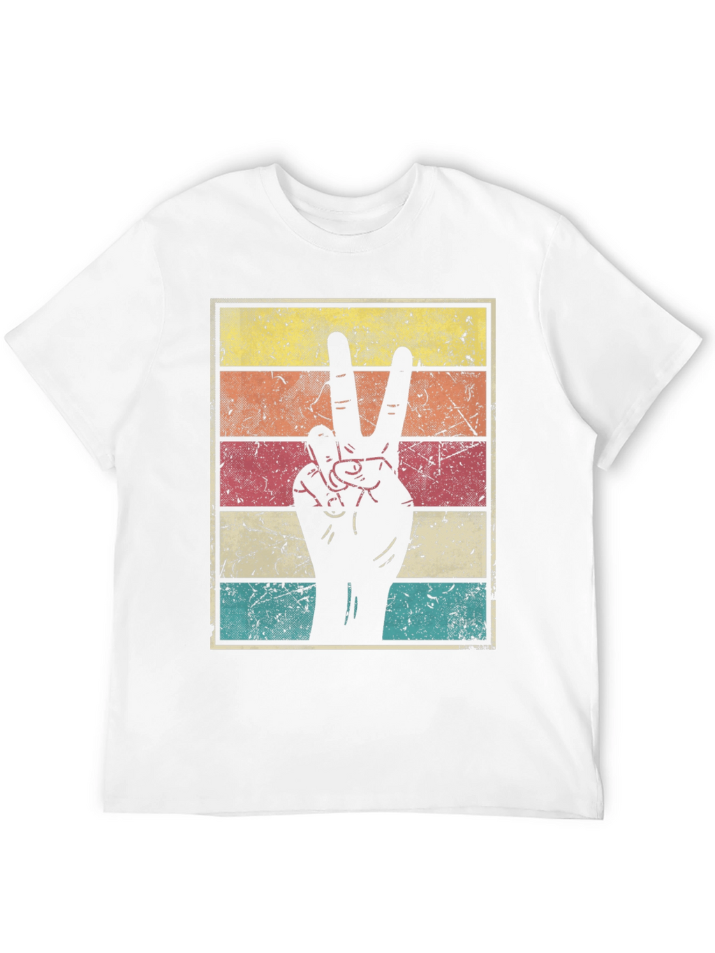 Retro Peace Sign Graphic Tee