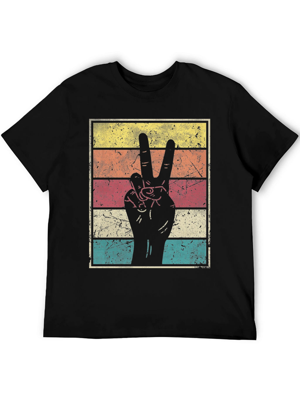 Retro Peace Sign Graphic Tee
