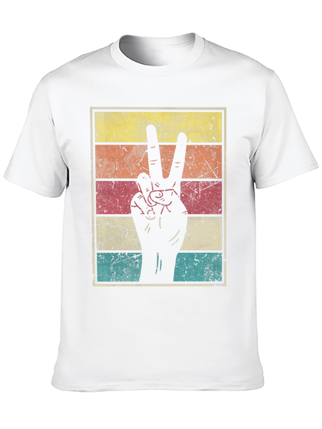 Retro Peace Sign Graphic Tee
