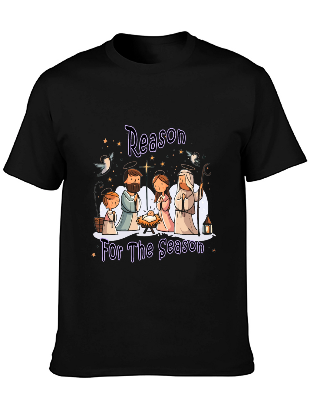 Nativity Reason for the Season Graphic Tee