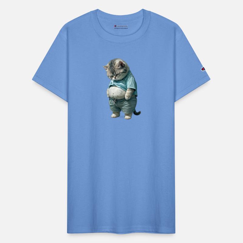 Funny Fat Cat Design Lover