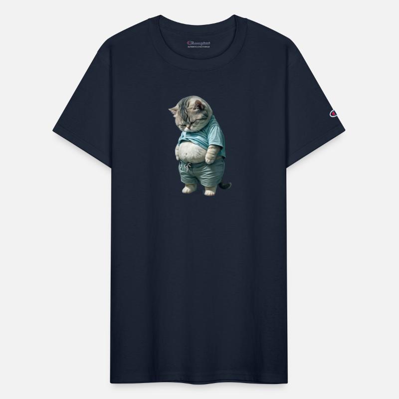 Funny Fat Cat Design Lover