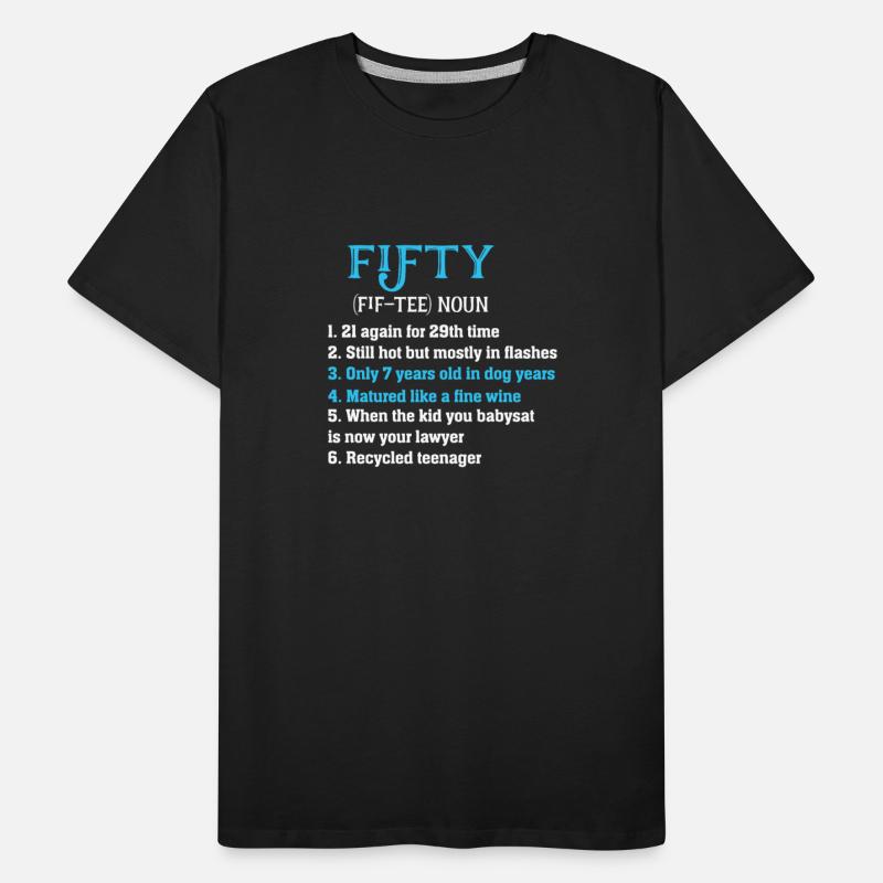 Funny Fifty definition great 50th Birthday gift