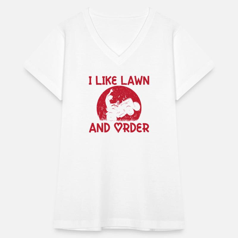 Funny Lawn And Order Pun Lawn Mower