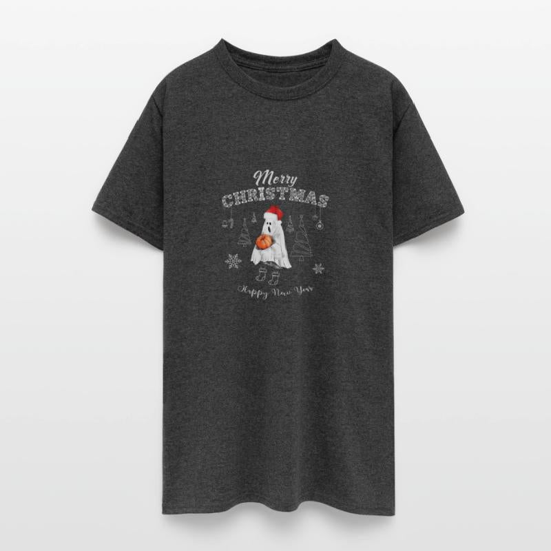 funny mery christmas and happy new year design boo