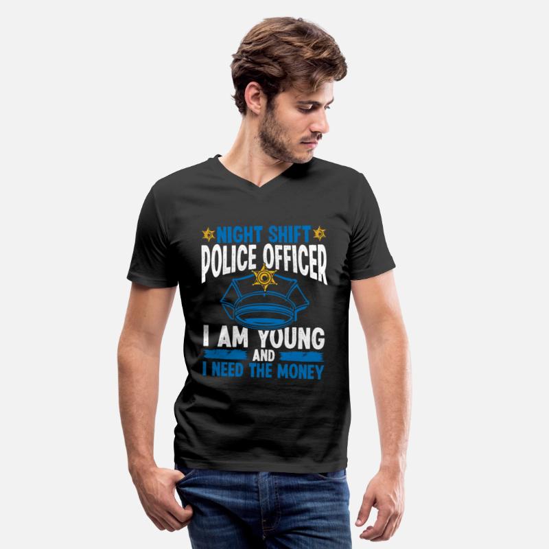 Funny Policeman Humor Night Shift Police Officer