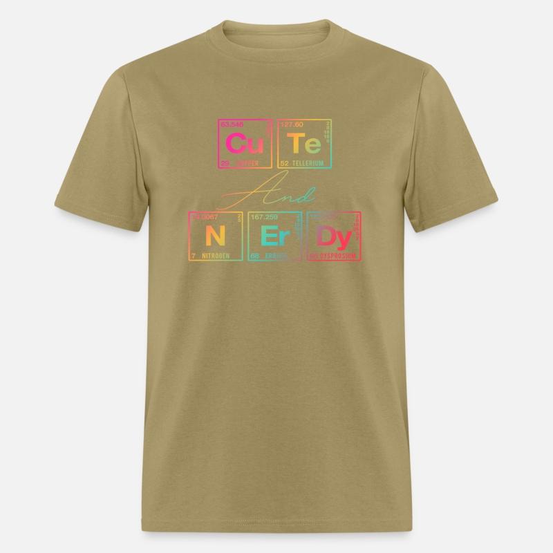 Funny saying for scientists & nerds: cute & nerdy