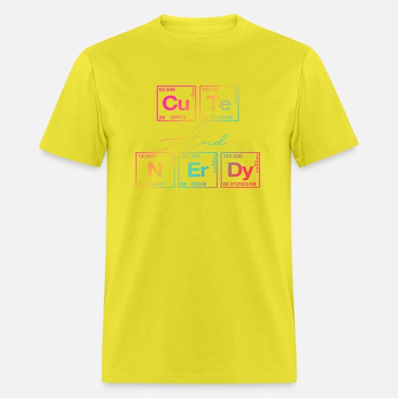 Funny saying for scientists & nerds: cute & nerdy