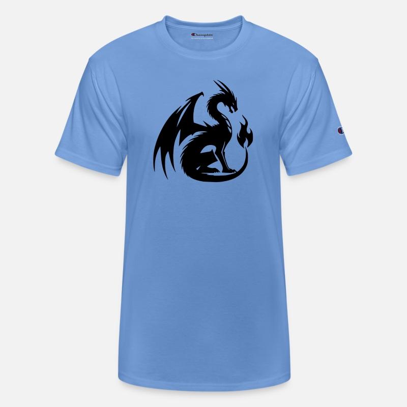 Furious Dragon With Huge Wings And Flame