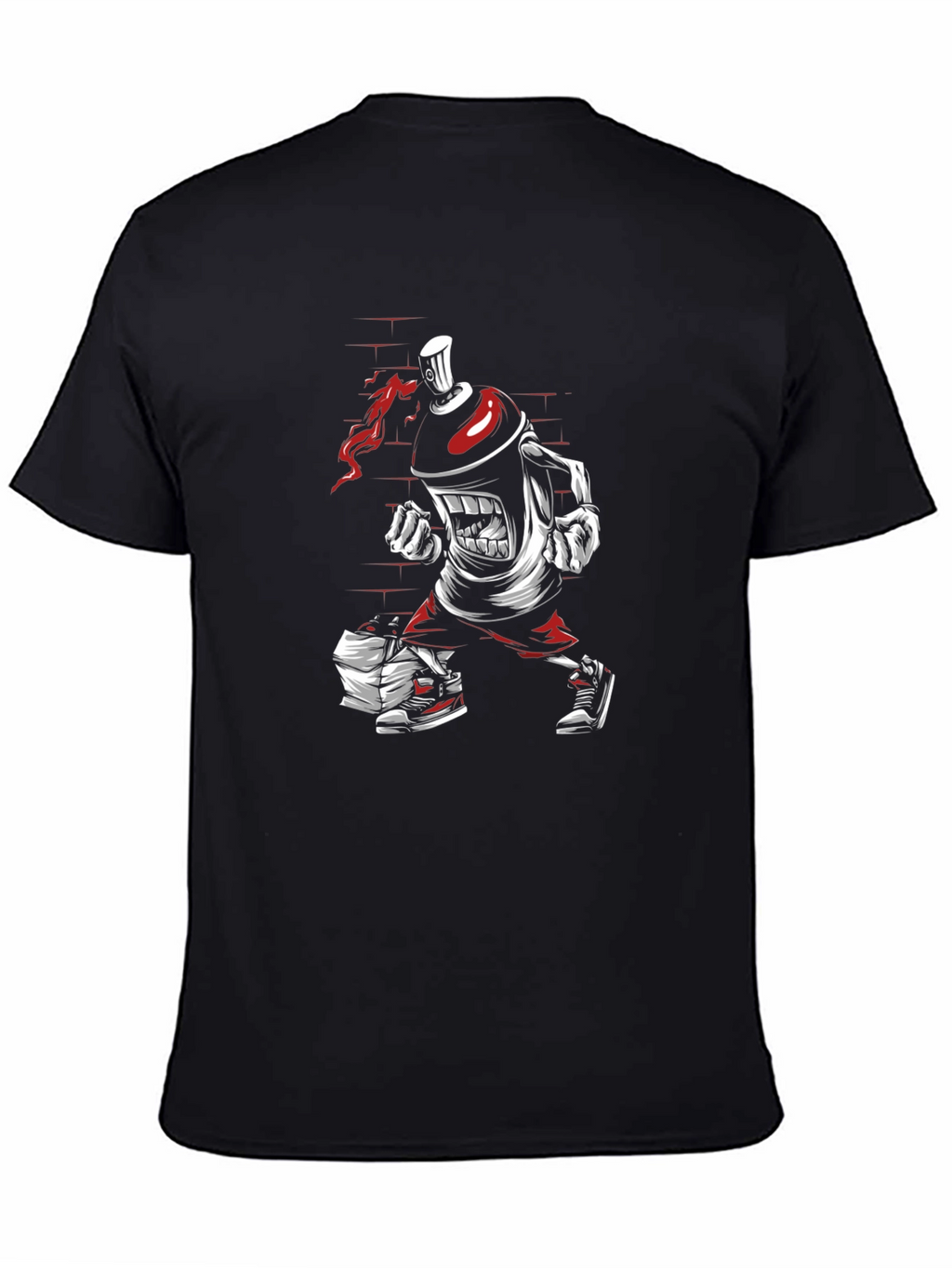 Graffiti Spray Can Graphic Tee - Urban Style Shirt