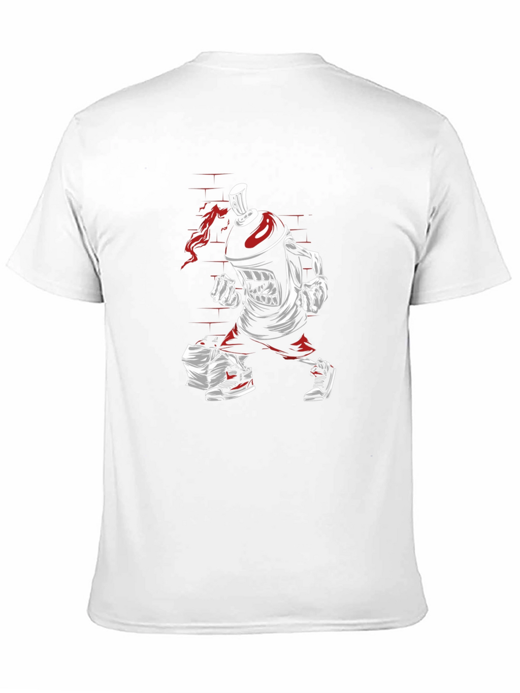 Graffiti Spray Can Graphic Tee - Urban Style Shirt