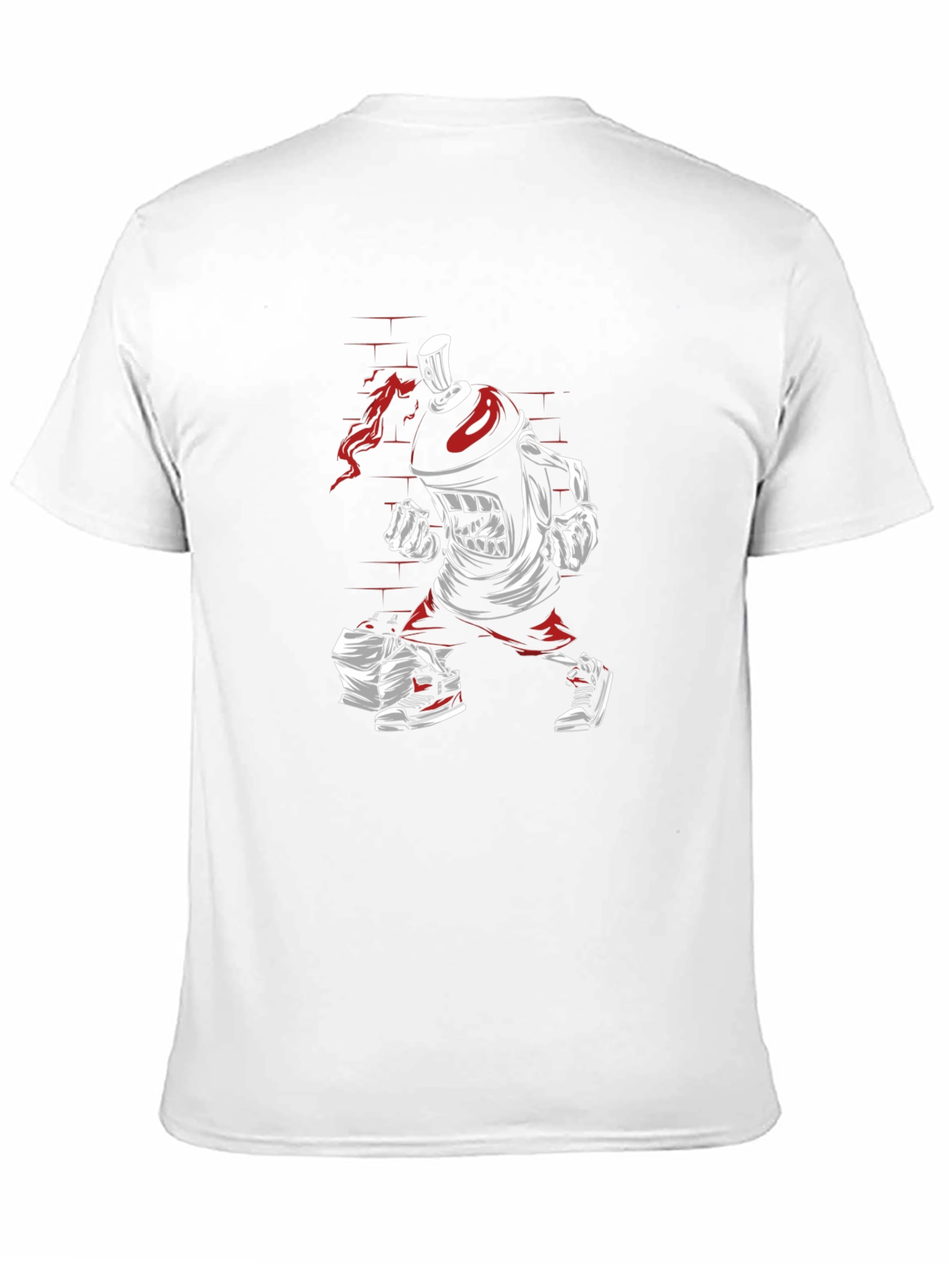 Graffiti Spray Can Graphic Tee - Urban Style Shirt