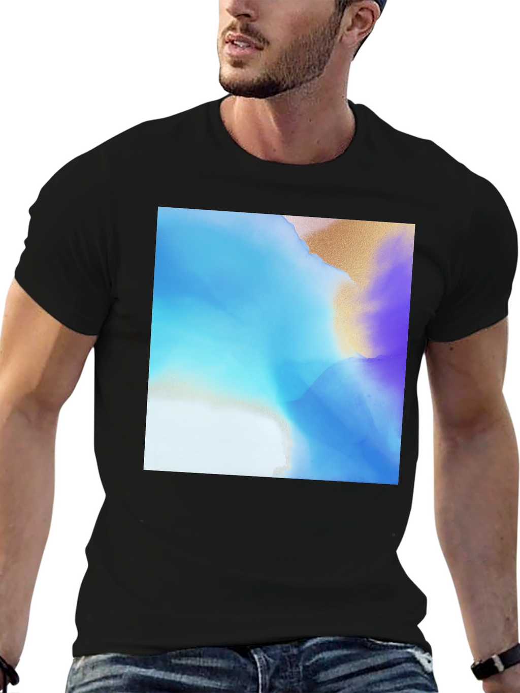 Abstract Art Graphic Tee - Modern Style