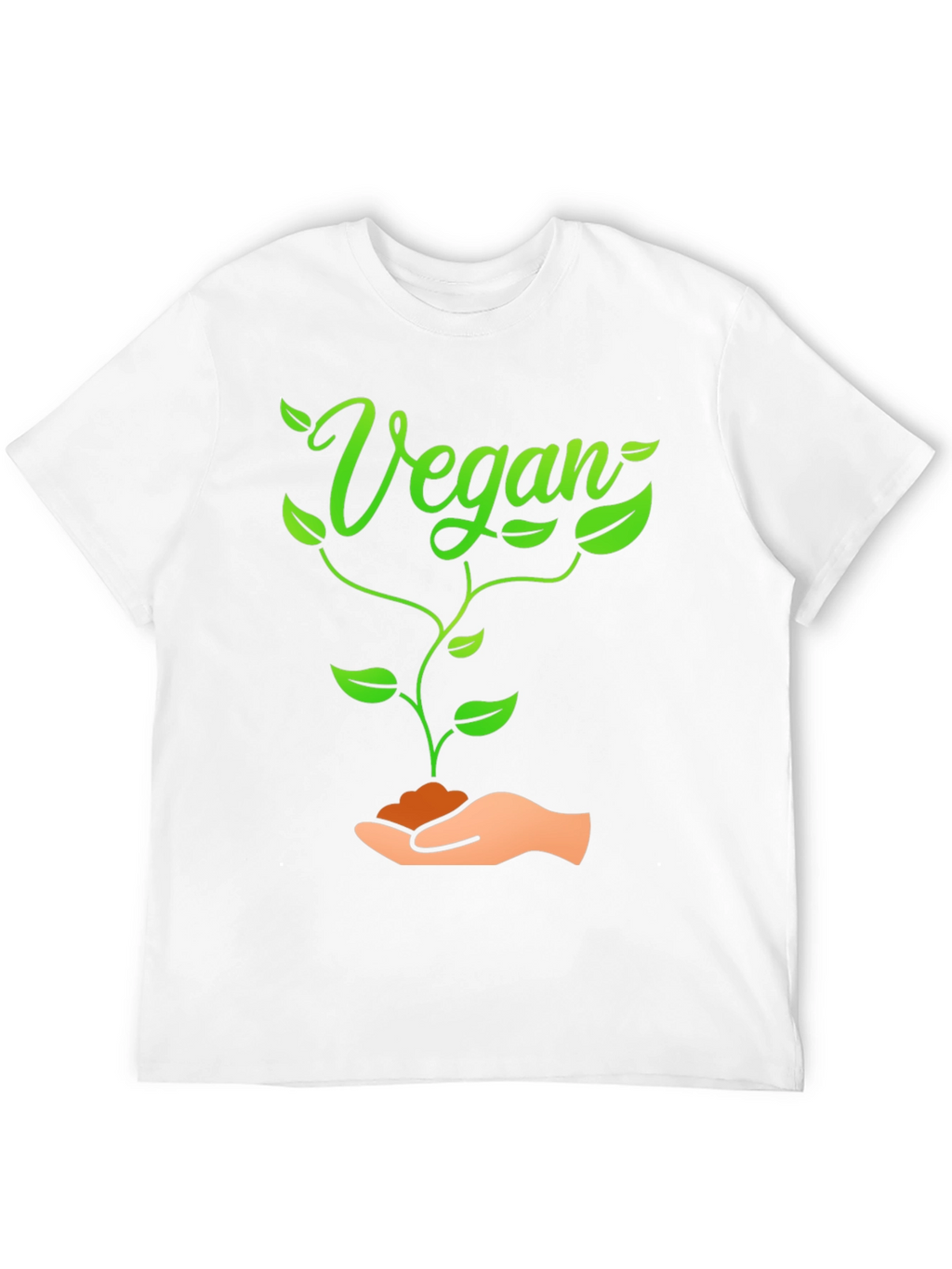 Vegan Seedling Graphic Tee - Eco-Friendly Shirt