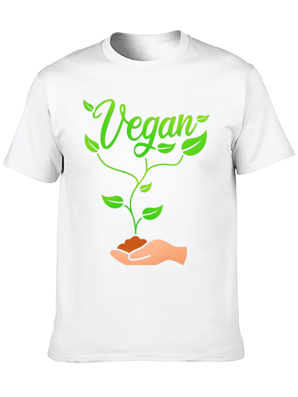 Vegan Seedling Graphic Tee - Eco-Friendly Shirt