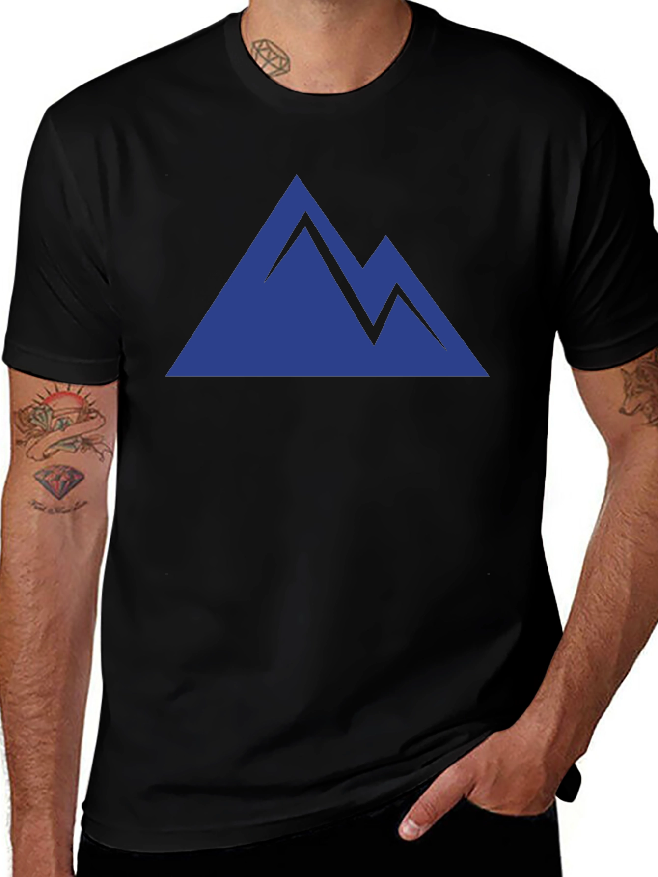 Mountain Graphic Tee - Classic Black T-Shirt