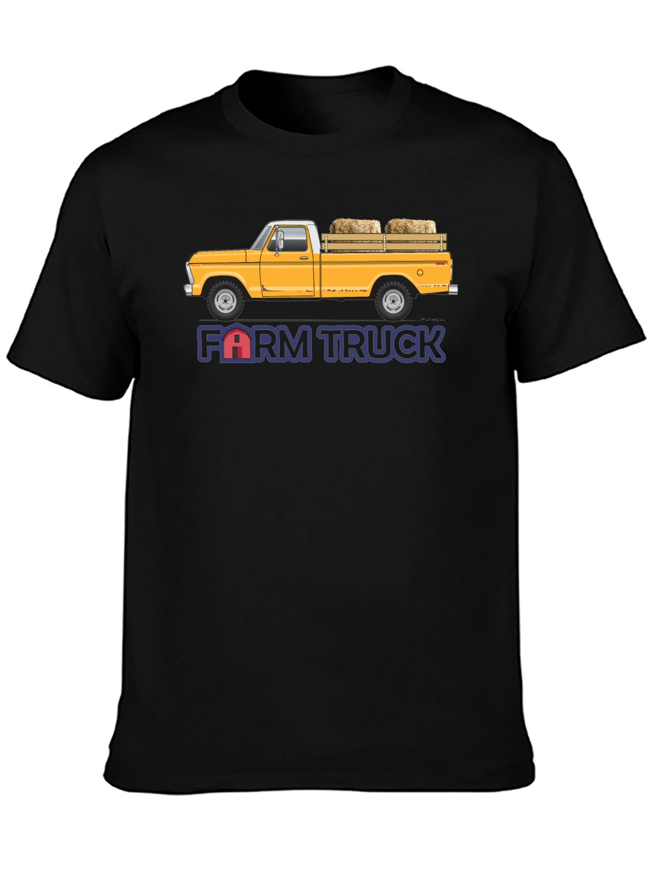 Farm Truck Graphic Tee - Vintage Pickup Style