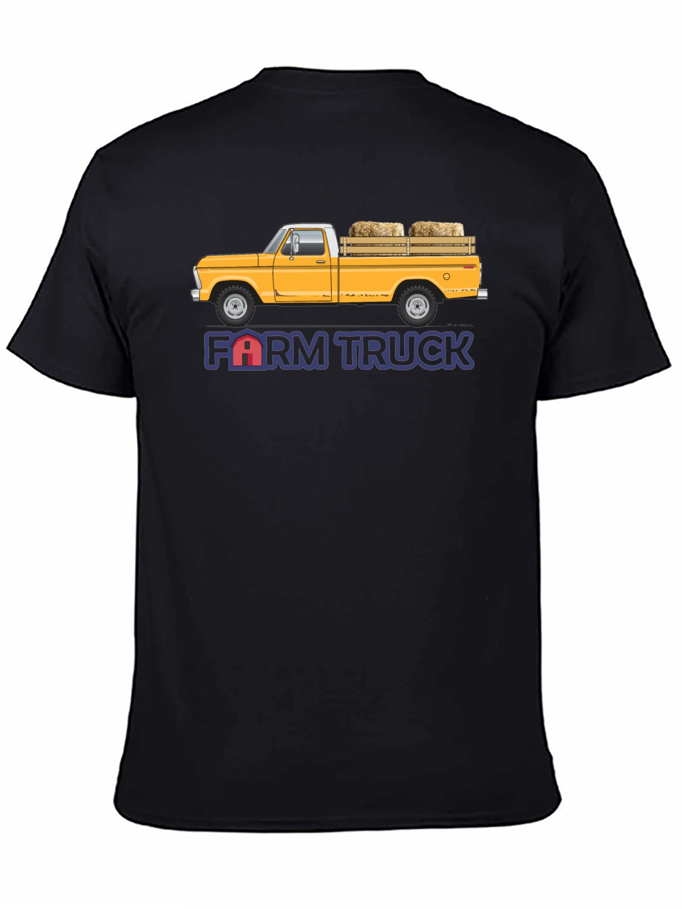 Farm Truck Graphic Tee - Vintage Pickup Style