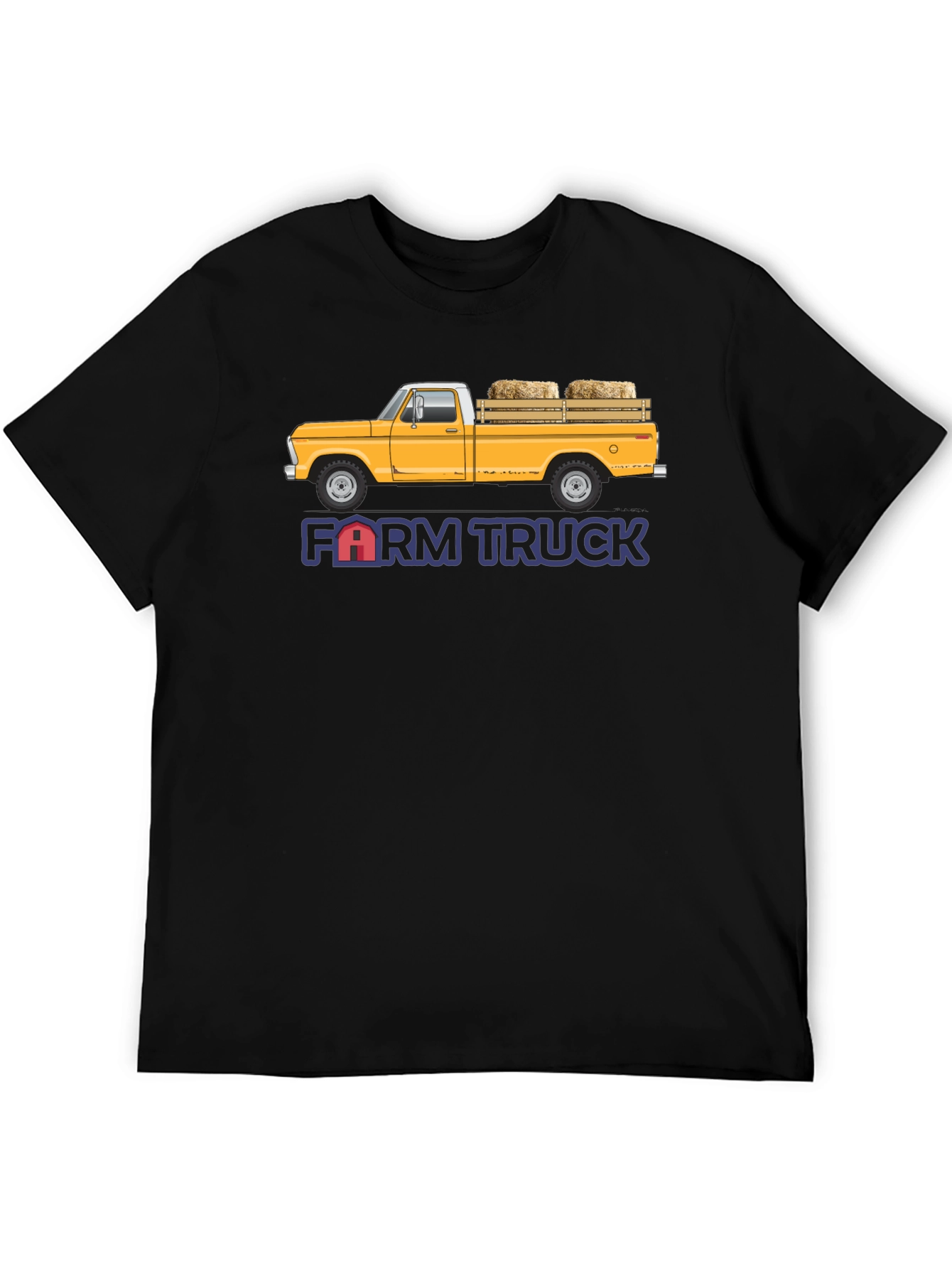 Farm Truck Graphic Tee - Vintage Pickup Style