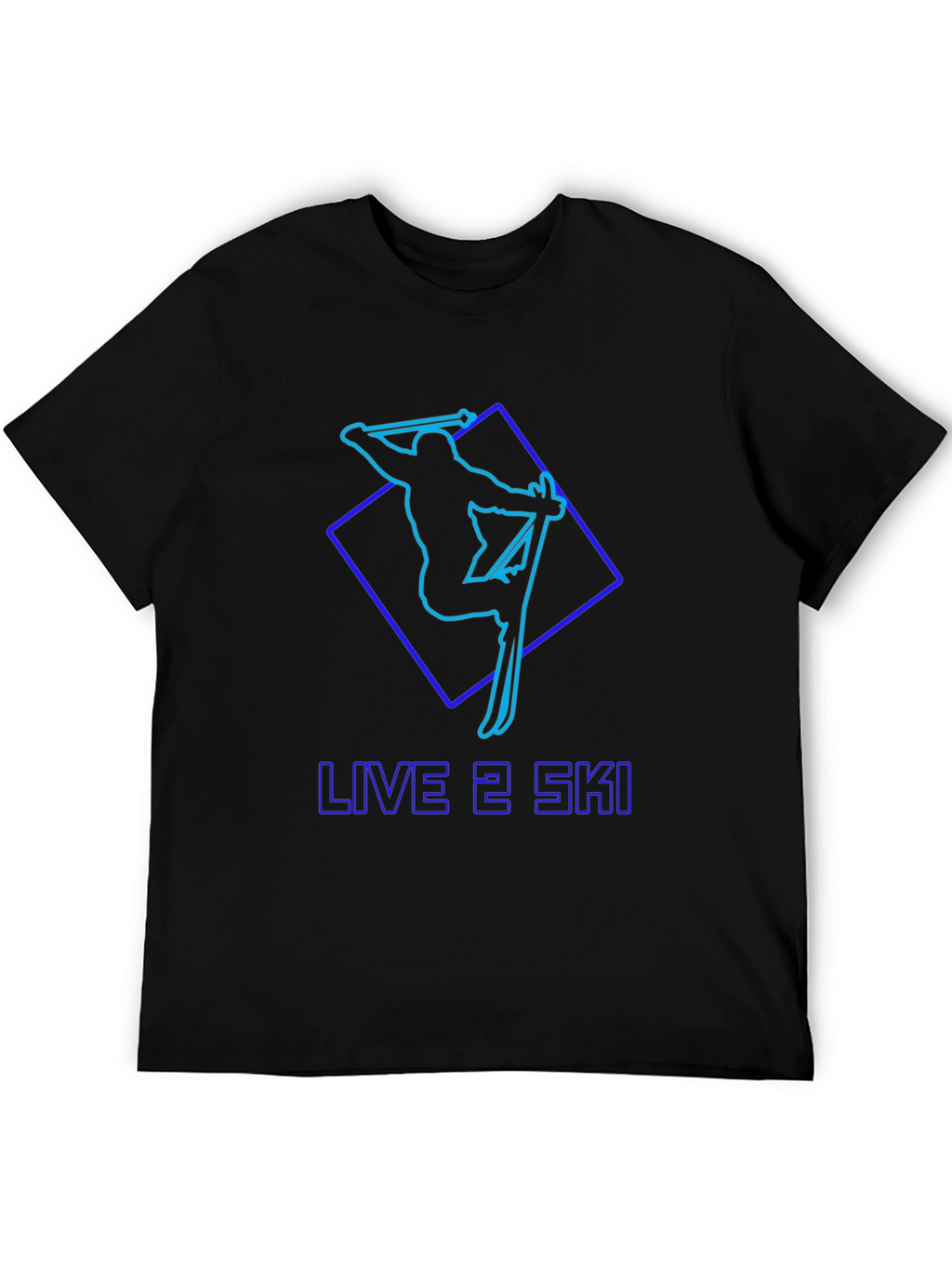 Live 2 Ski Black T-Shirt
