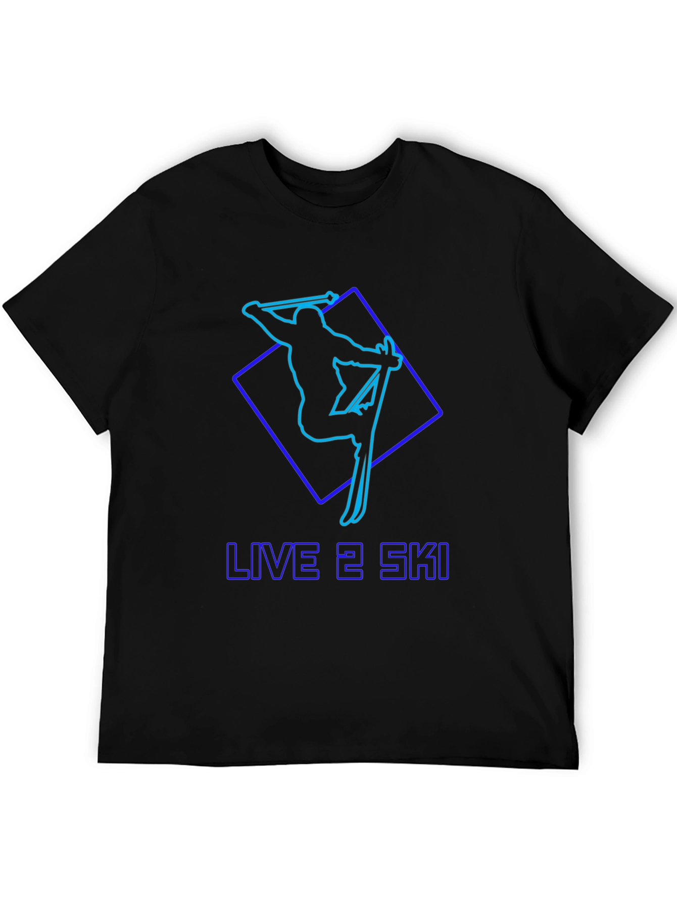 Live 2 Ski Black T-Shirt