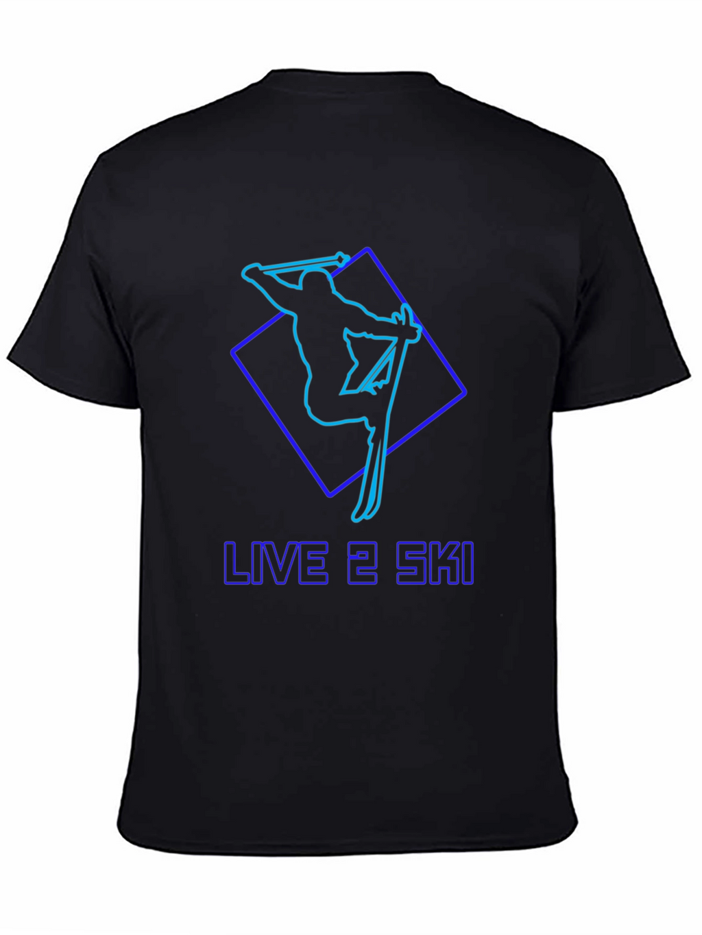 Live 2 Ski Black T-Shirt