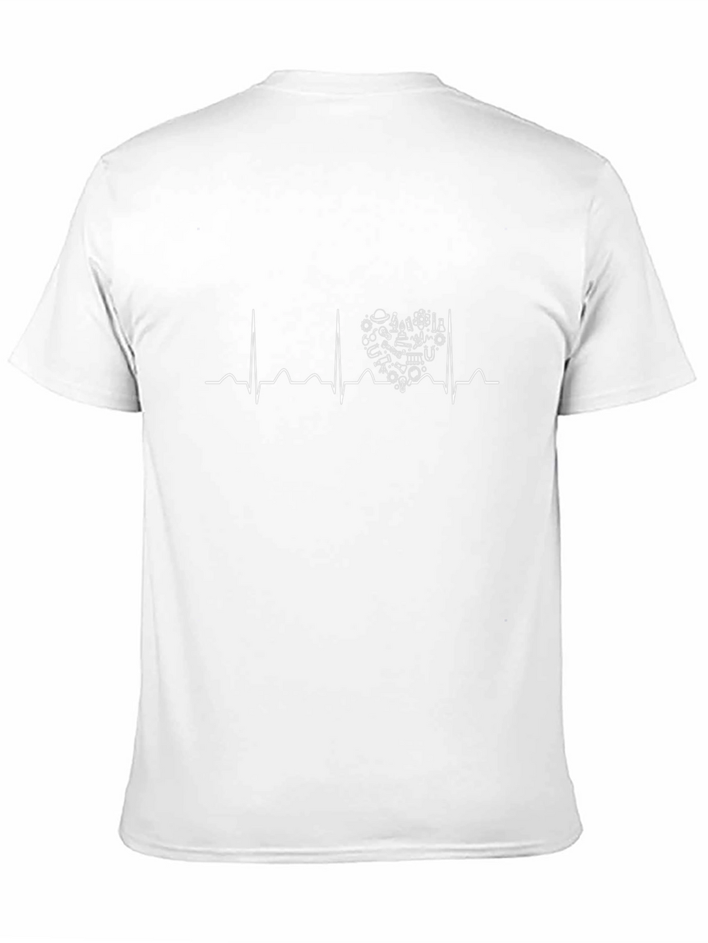 Science Heartbeat Black T-Shirt