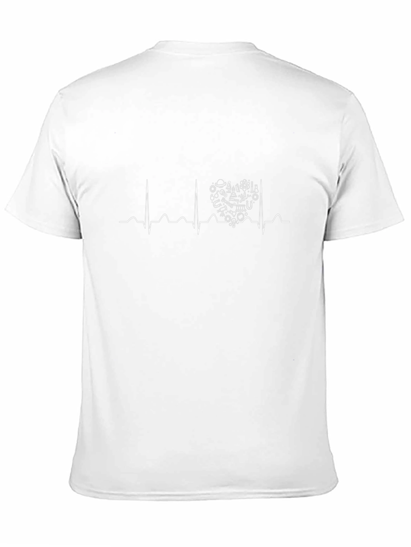 Science Heartbeat Black T-Shirt