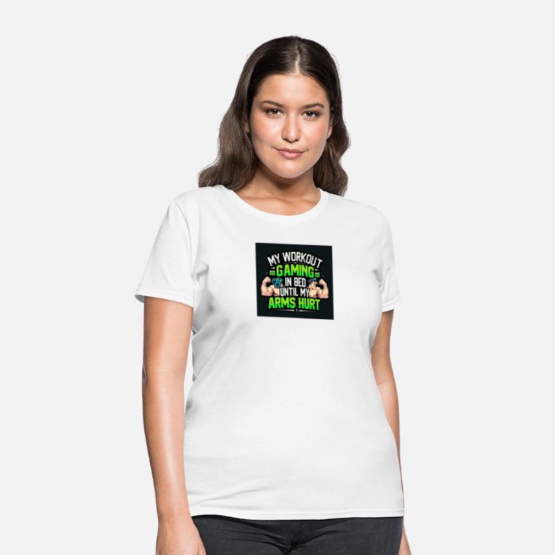 Gaming Workout in Bed T-Shirt