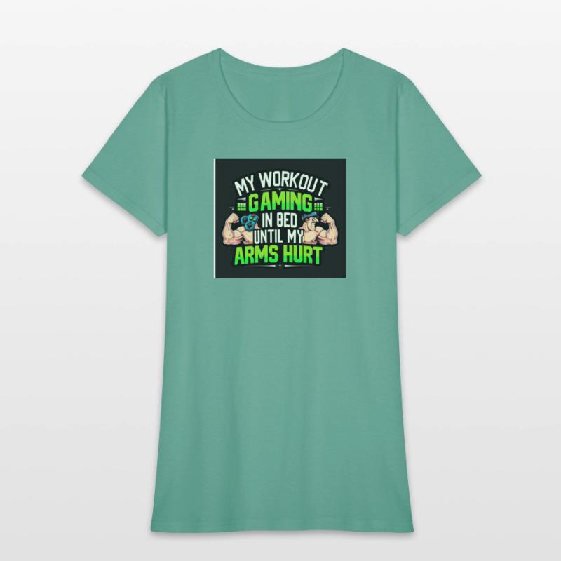 Gaming Workout in Bed T-Shirt