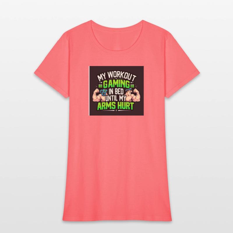 Gaming Workout in Bed T-Shirt