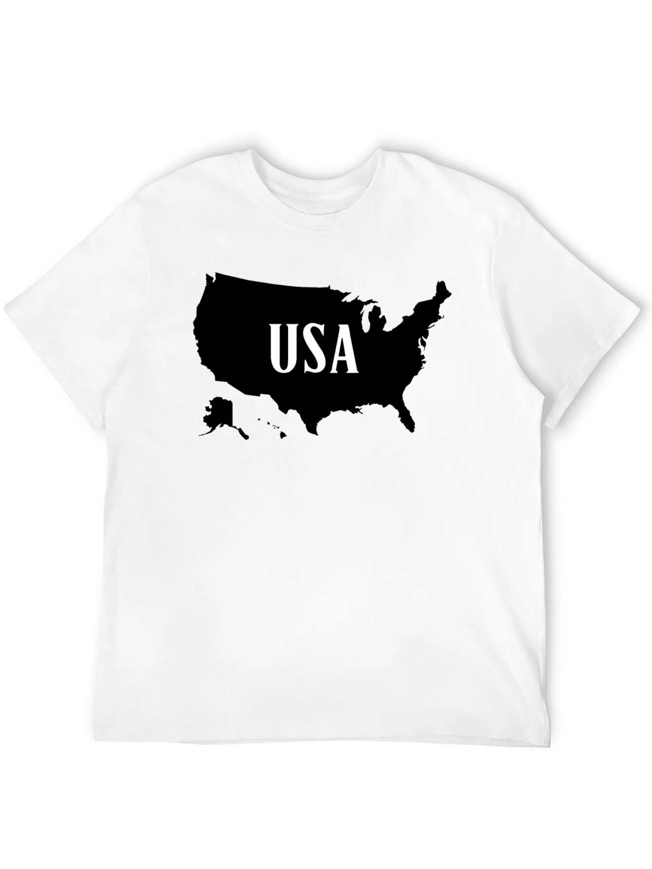 USA Map T-Shirt - Patriotic Pride Tee