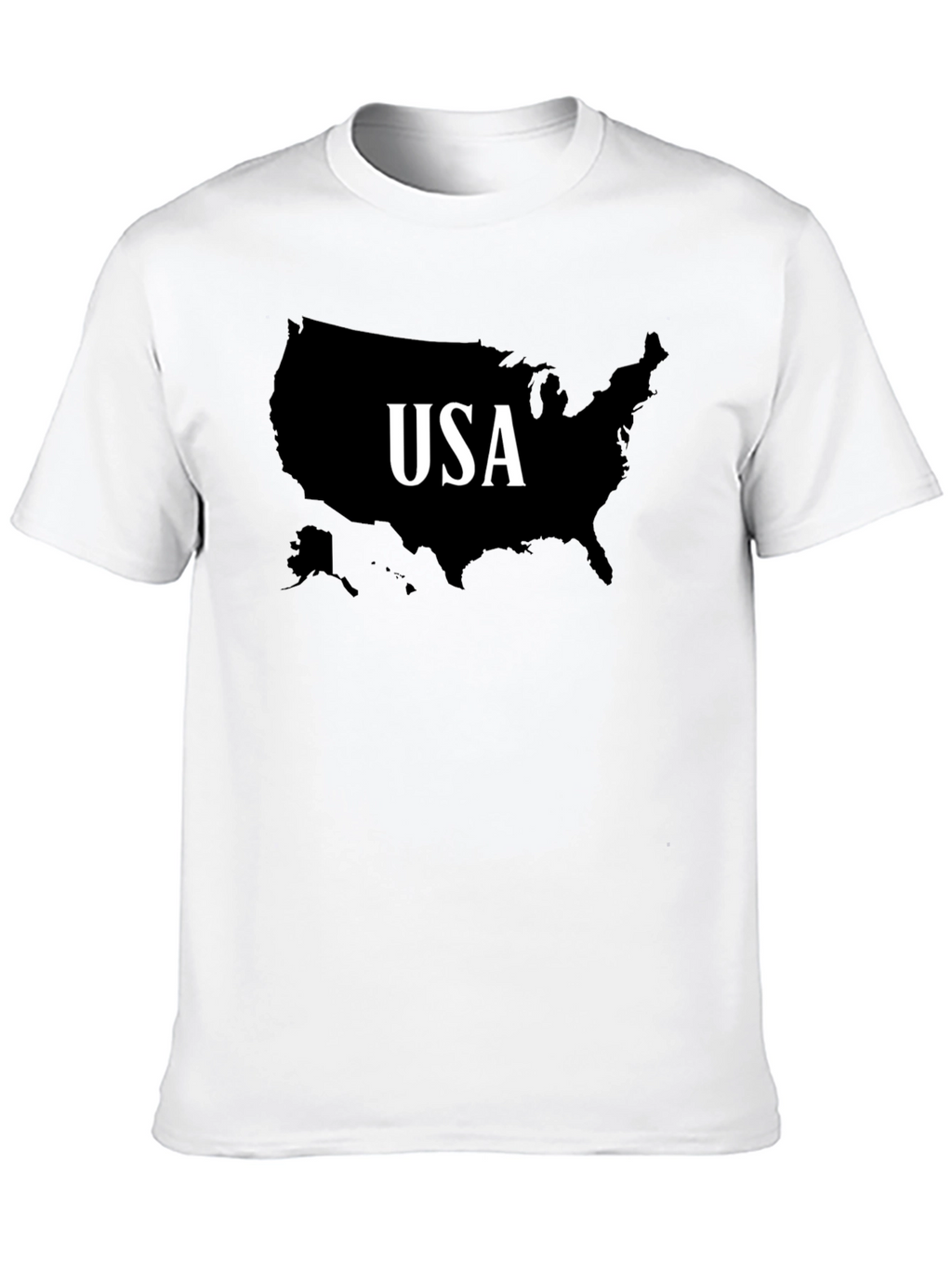 USA Map T-Shirt - Patriotic Pride Tee