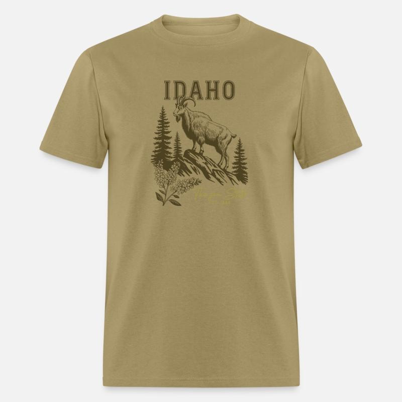 Gem State Floral Tee Idaho Icons Map Shirt