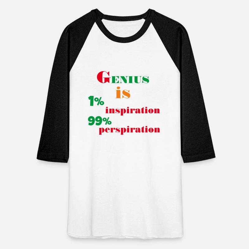 genius is inspiration and perspiration
