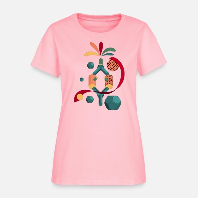 Geometric Whirl - Abstract Art T-Shirt Design