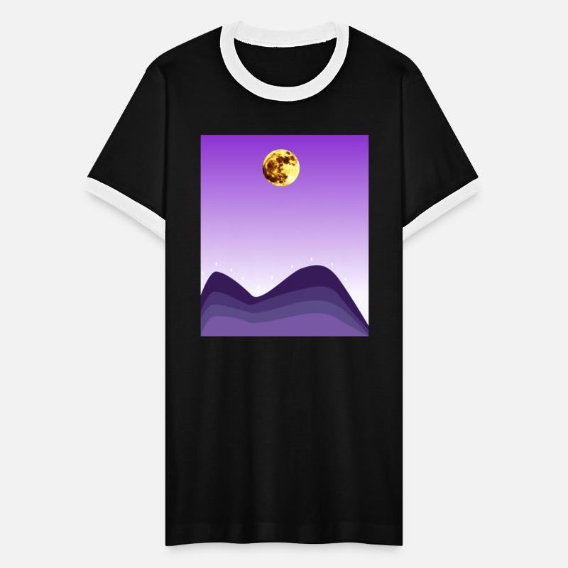 Georgia okeeffe pink moon over mountain