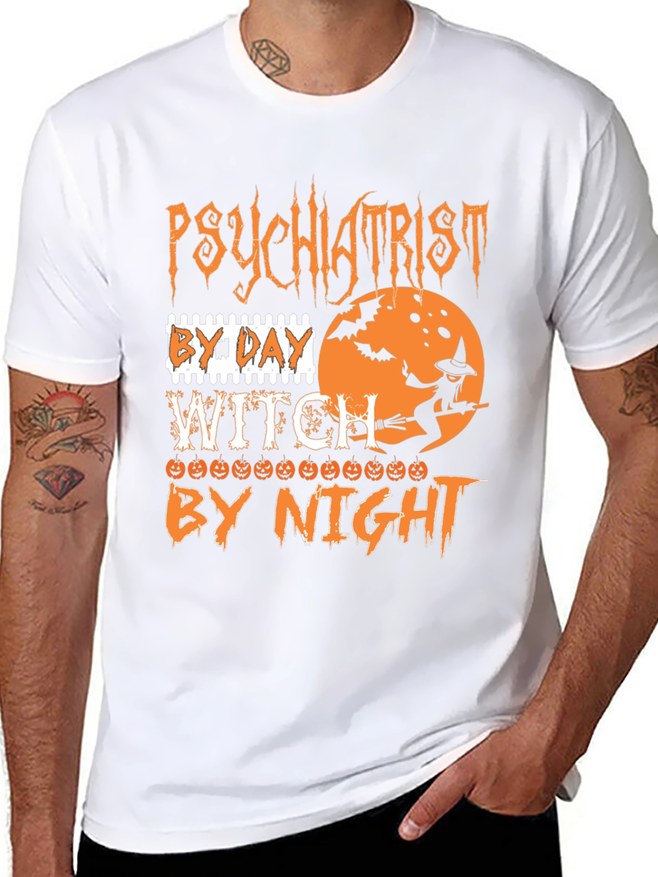 Psychiatrist Witch Halloween T-Shirt
