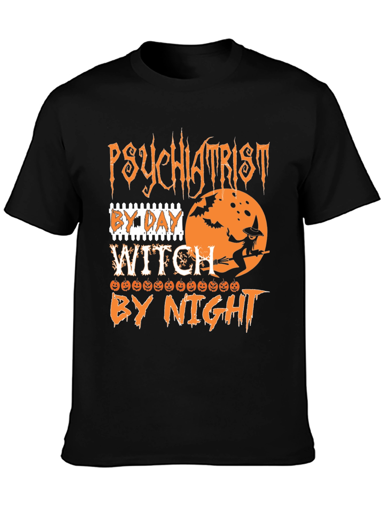 Psychiatrist Witch Halloween T-Shirt