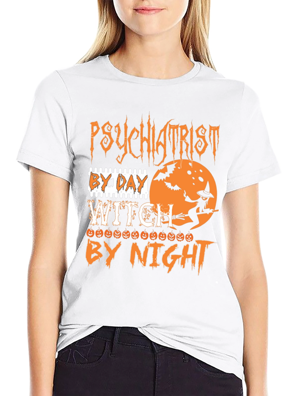Psychiatrist Witch Halloween T-Shirt