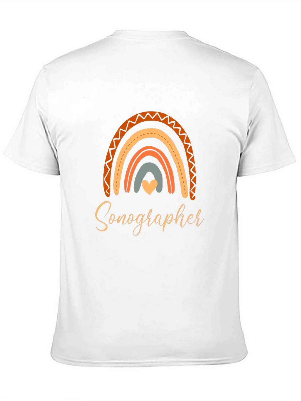 Sonographer Rainbow Graphic T-Shirt