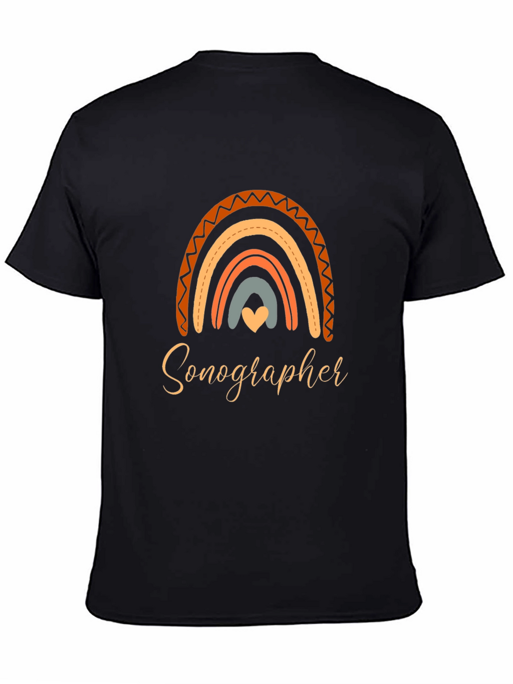 Sonographer Rainbow Graphic T-Shirt