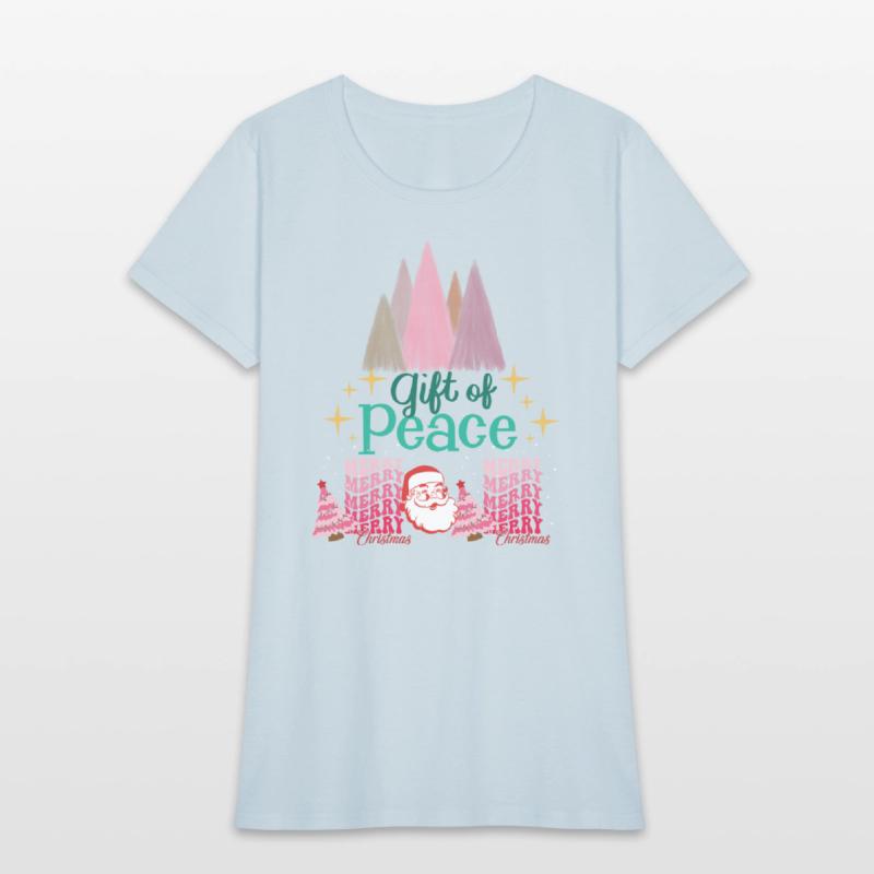 Gift of peace Merry Christmas vintage deep navy