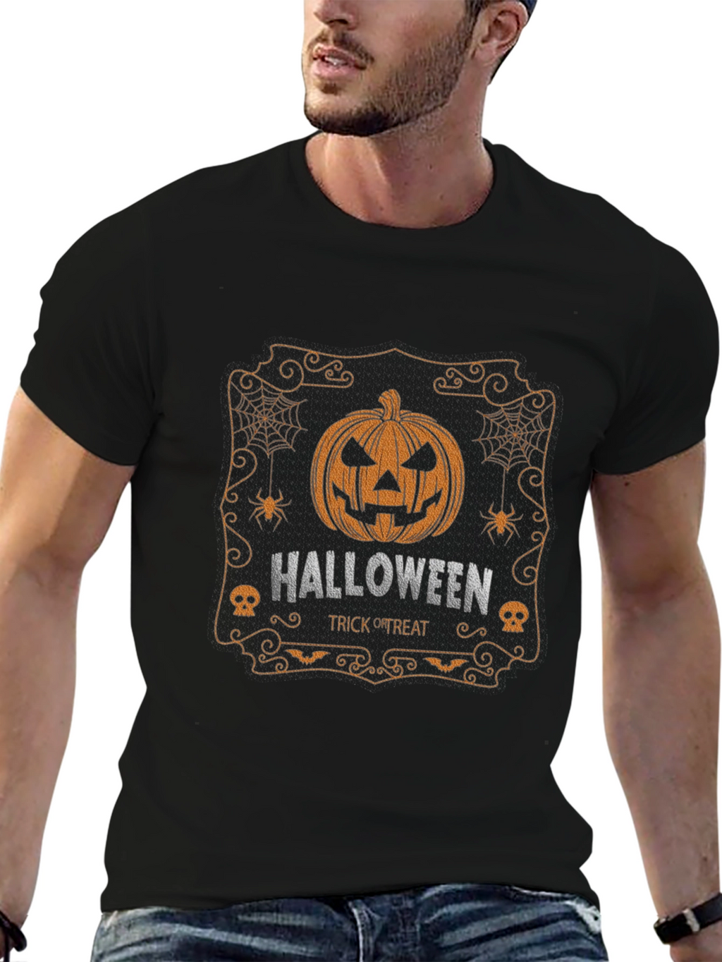 Halloween Pumpkin T-Shirt - Spooky Season Tee
