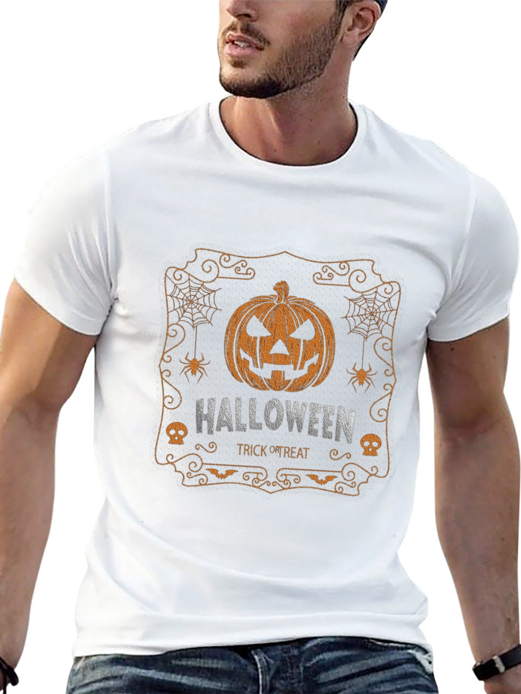 Halloween Pumpkin T-Shirt - Spooky Season Tee