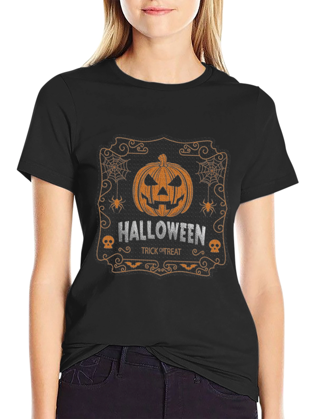 Halloween Pumpkin T-Shirt - Spooky Season Tee