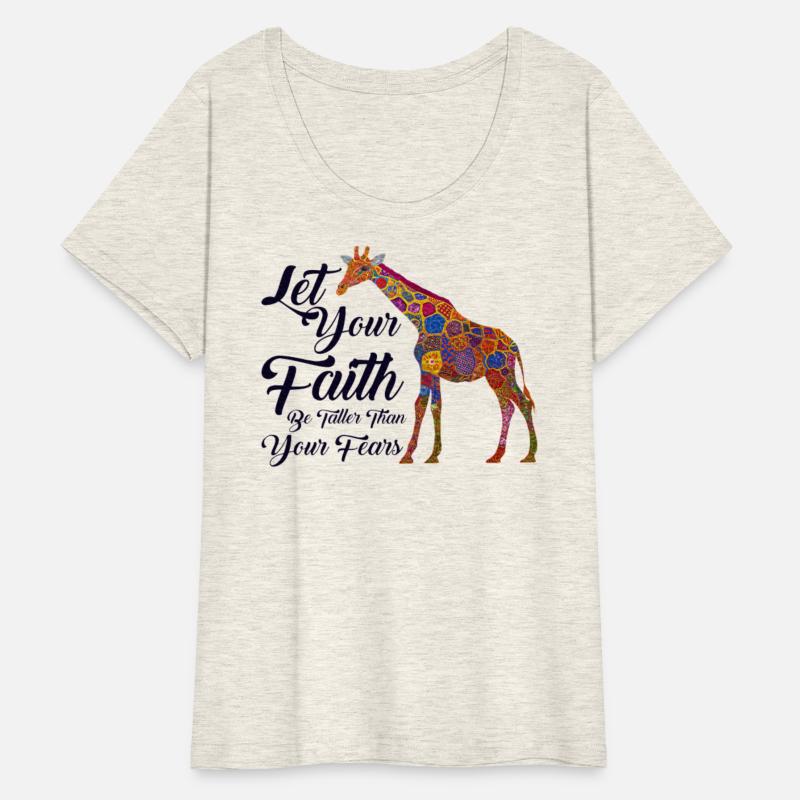Giraffe Lover Christian Faith Bible Verse