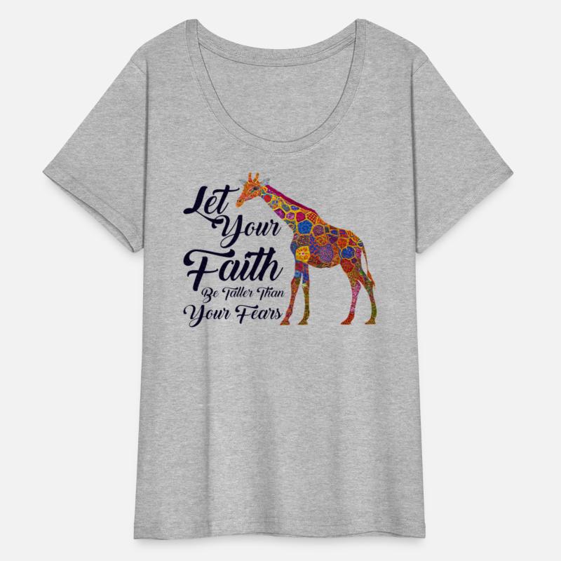 Giraffe Lover Christian Faith Bible Verse